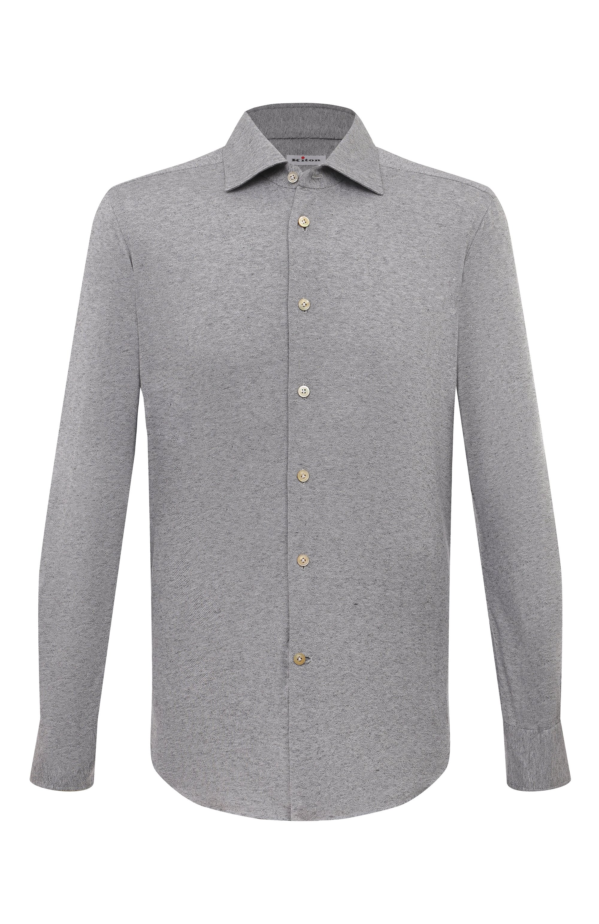 Хлопковая рубашка KITON, арт. UCIH07018, фото 1