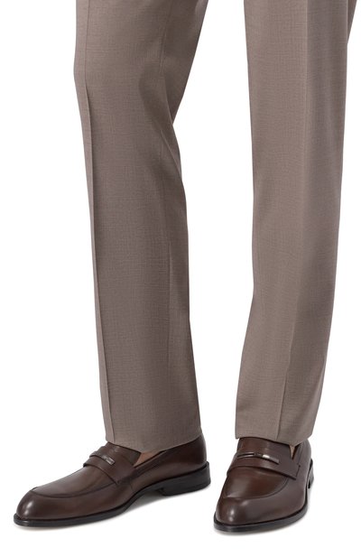 Кожаные лоферы tayil BOSS, арт. 50557630, фото 3