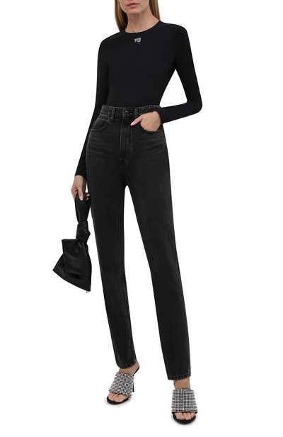 Боди ALEXANDERWANG.T черного цвета по цене 38200 руб., арт. 4CC3217032, фото 2 Боди ALEXANDERWANG.T, арт. 4CC3217032, фото 2