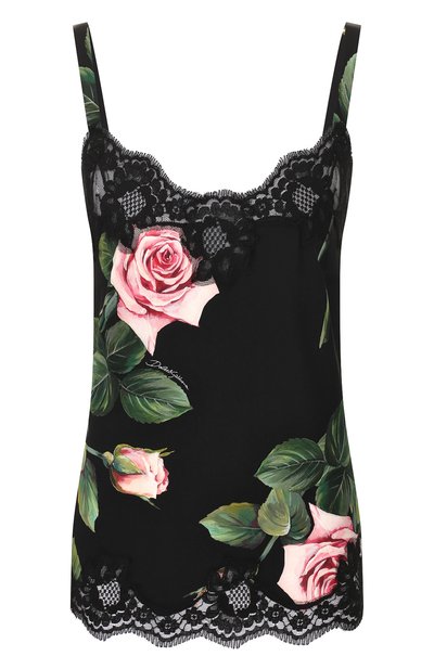 Женская шелковая майка DOLCE & GABBANA, арт. 07A00T/FSAZD
