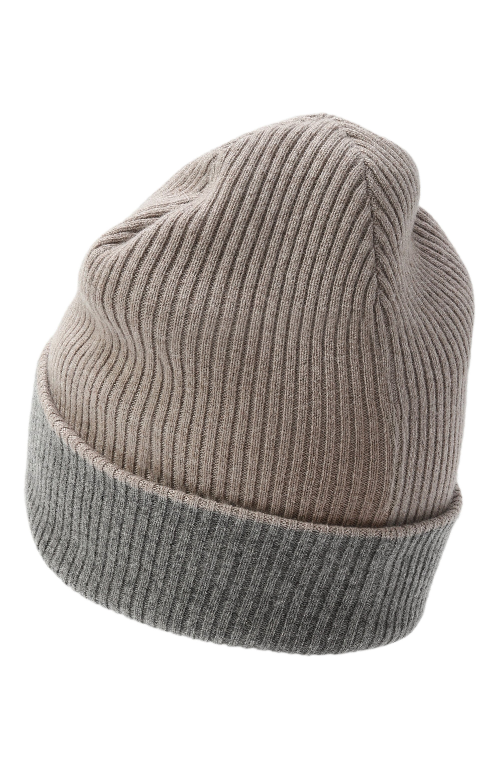 Кашемировая шапка BRUNELLO CUCINELLI серого цвета по цене 49950 руб., арт. M2293600, фото 4 Кашемировая шапка BRUNELLO CUCINELLI, арт. M2293600, фото 4