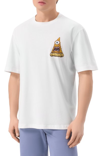 Хлопковая футболка HUGO BLUE, арт. 50533390, фото 3