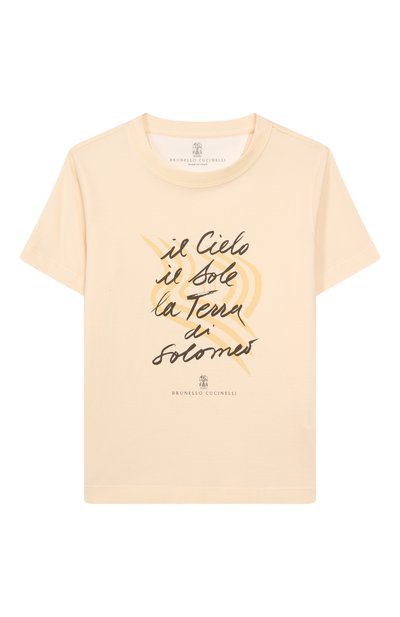 Хлопковая футболка BRUNELLO CUCINELLI, арт. B0B13T166A