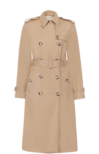 Женский двубортный тренч с поясом и погонами VALENTINO, арт. MB3CA169/2PQ