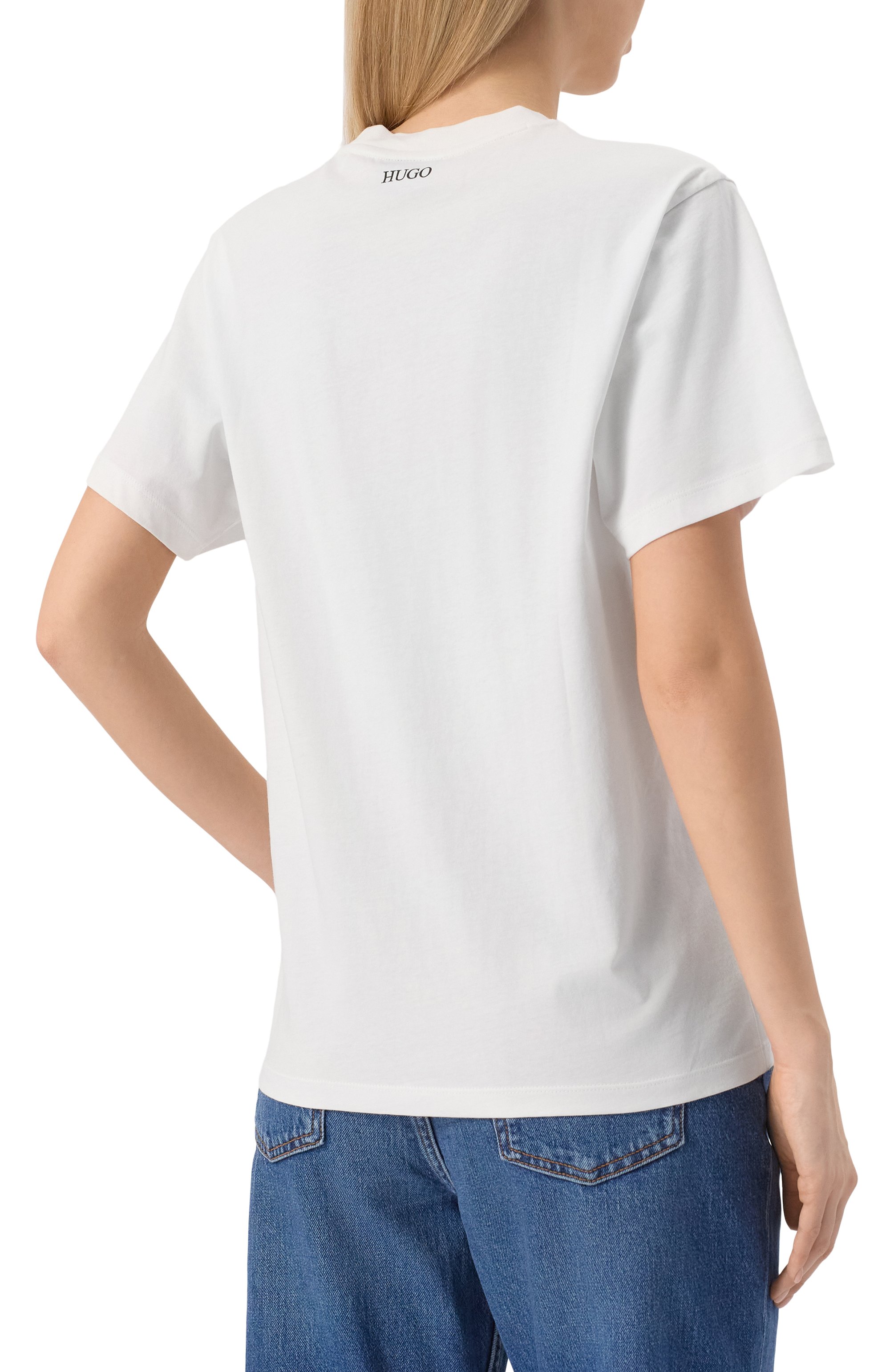 Хлопковая футболка HUGO BLUE, арт. 50533958, фото 4