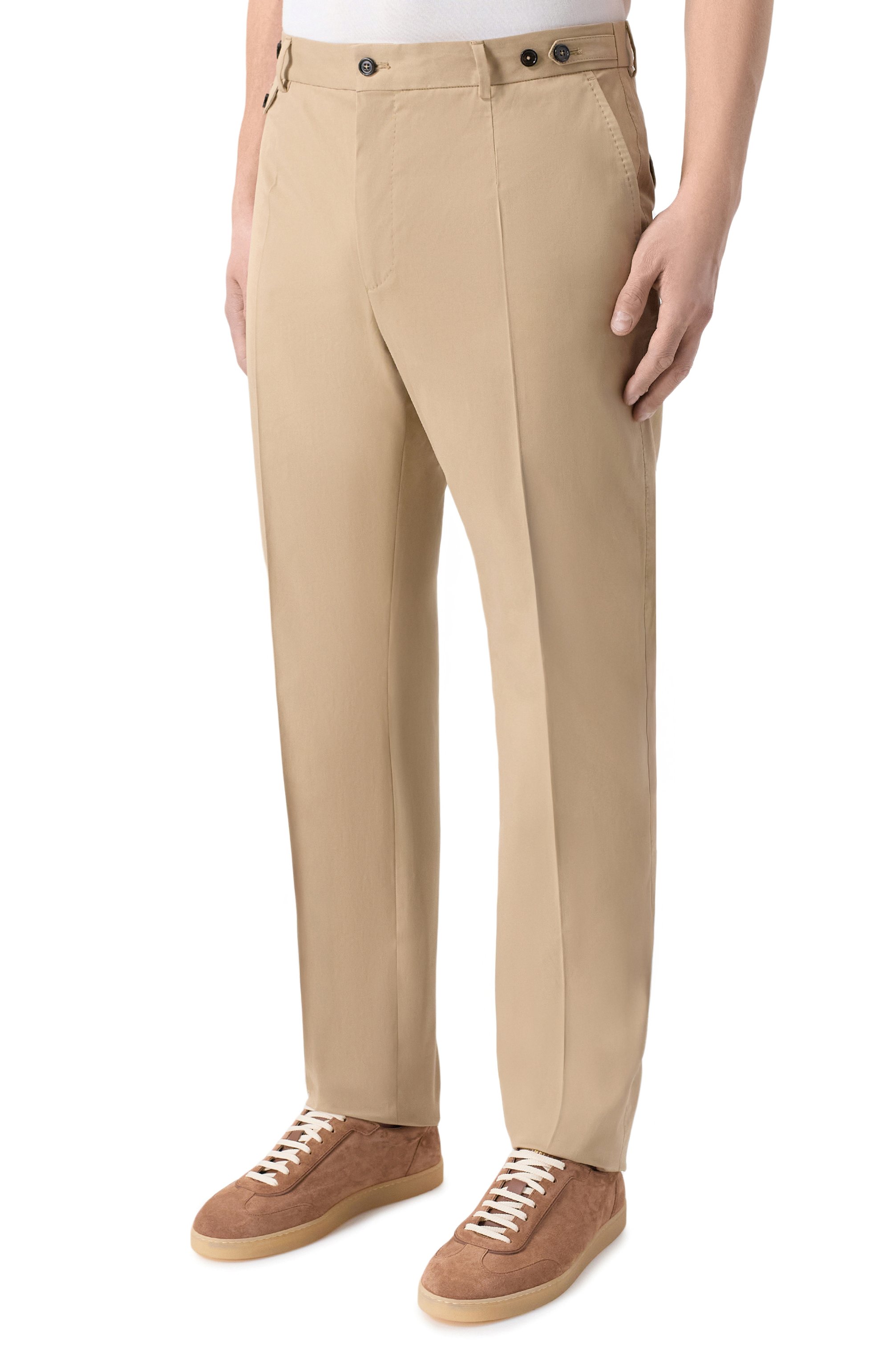 Хлопковые брюки DOLCE & GABBANA, арт. GP19VT/FUFJ9, фото 3