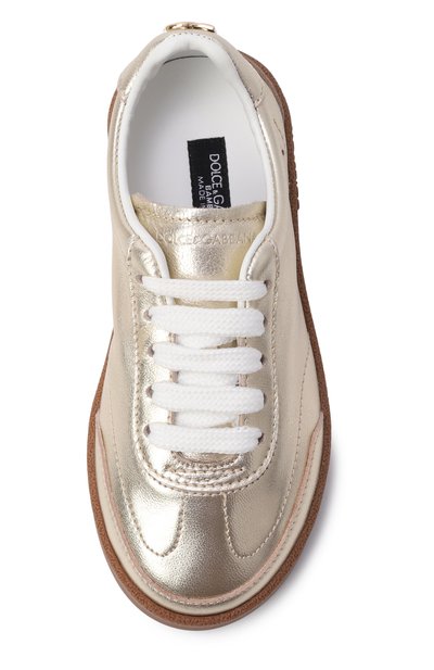 Кожаные кеды saint tropez DOLCE & GABBANA, ар т. D11406/AE456, фото 4