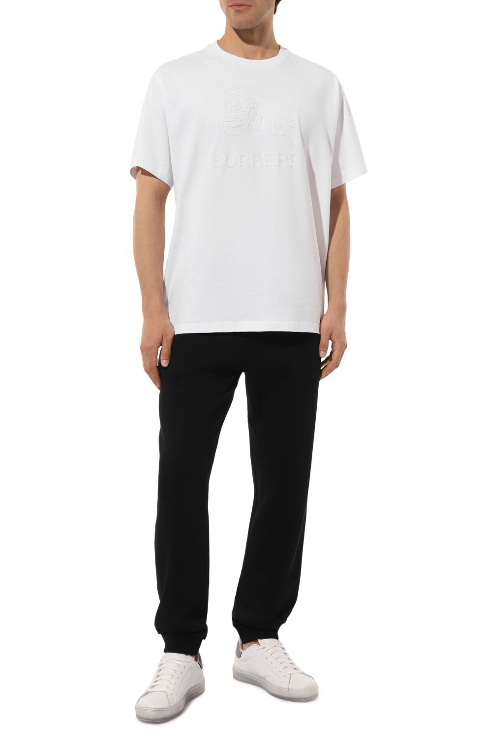 Хлопковые джоггеры BURBERRY, арт. 8083151, фото 2