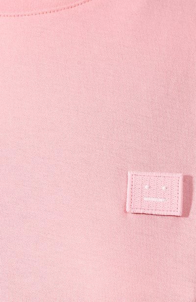 Хлопковая футболка ACNE STUDIOS, арт. AL0038, фото 5