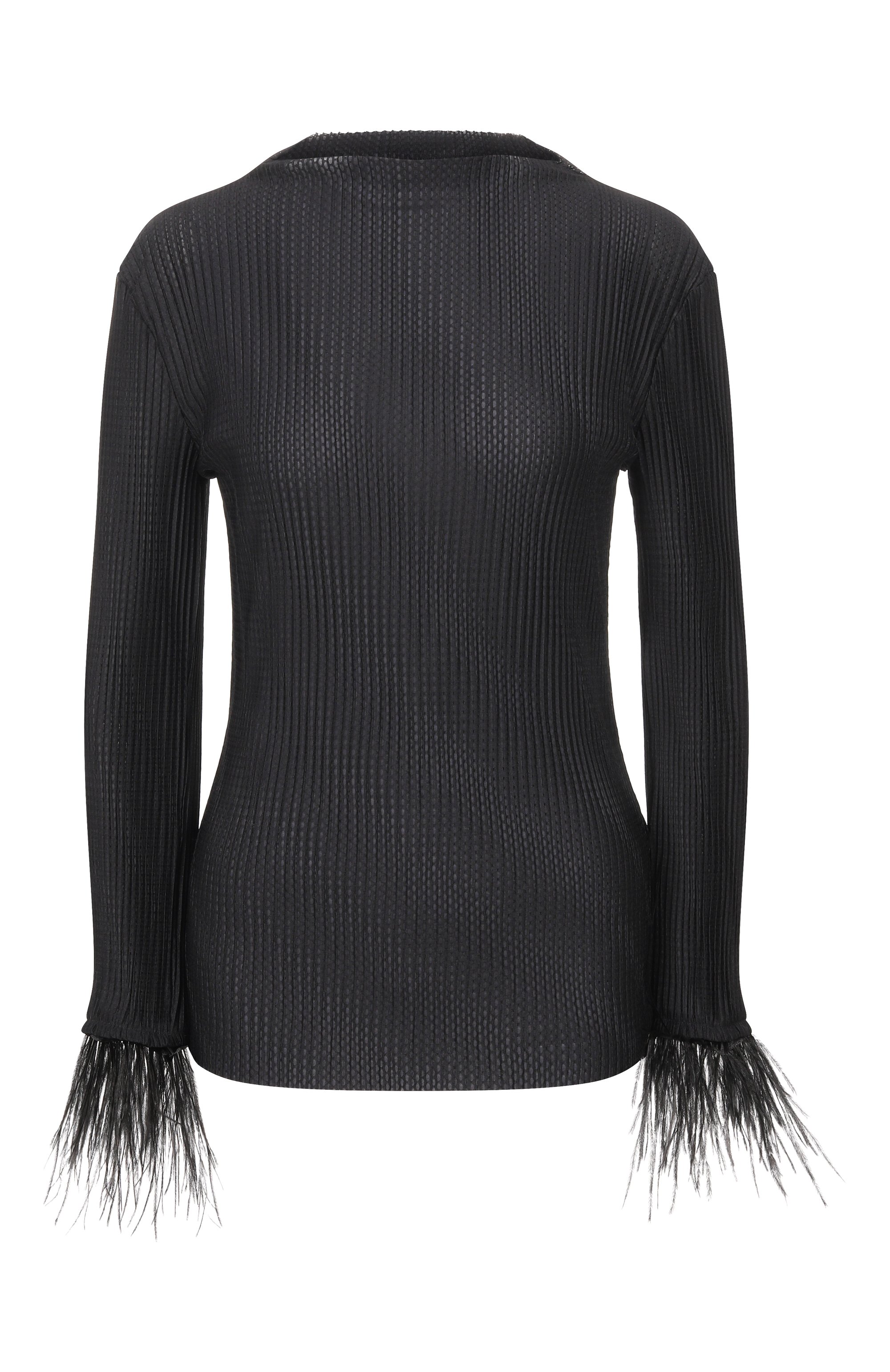 Топ с отделкой перьями BOSS, арт. 50548647, фото 1