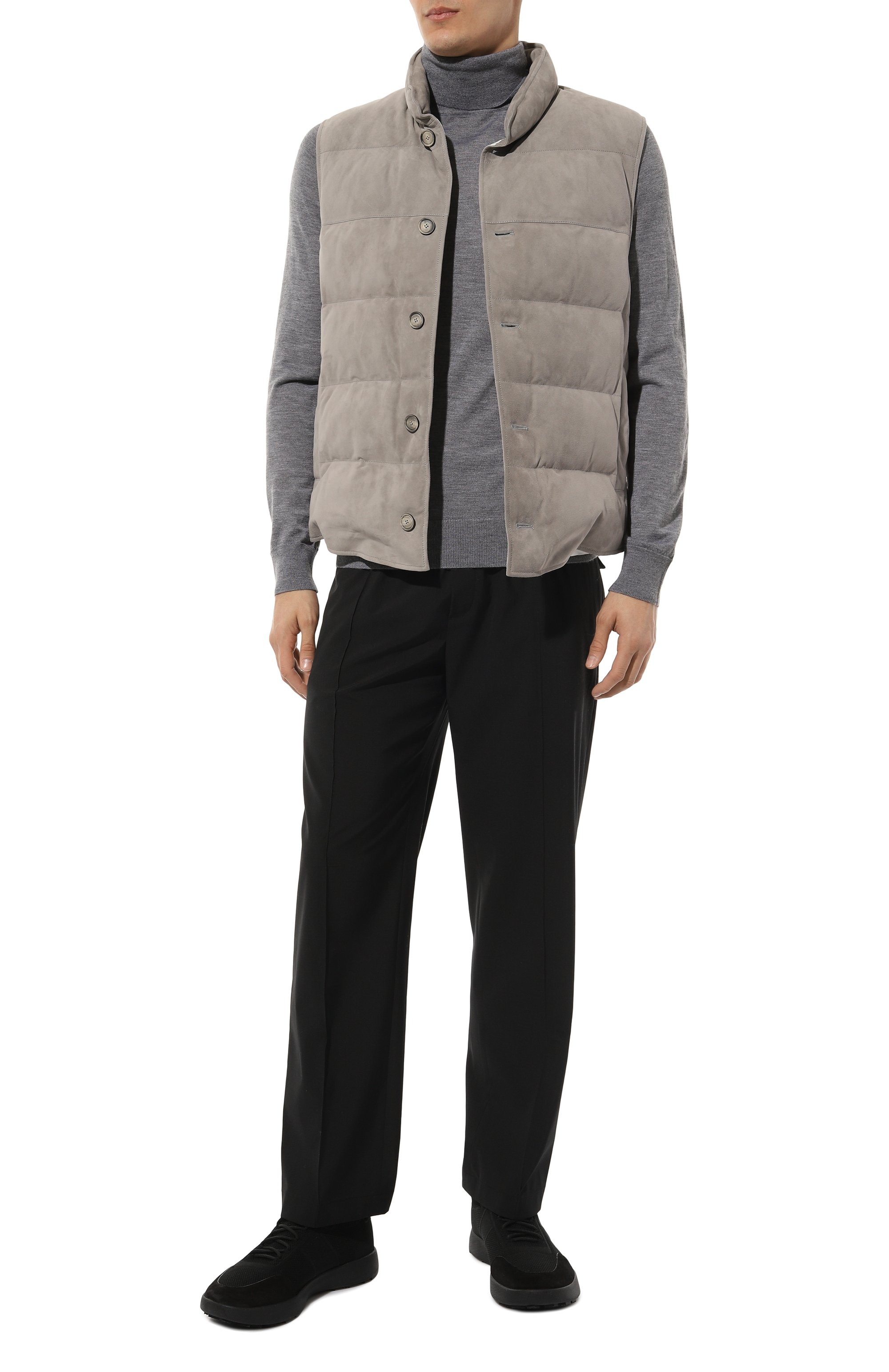 Текстильные кроссовки KITON, арт. USSA165N0093903, фото 2