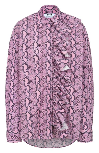 Женская хлопковая рубашка MSGM, арт. 4042MDE08/267352