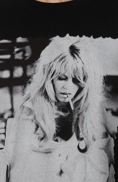 Хлопковая футболка BISIBIGLIO черного цвета по цене 11000 руб., арт. BRIG CARTE/2212 RIF (C0TT0NE PESANTE), фото 5 Хлопковая футболка BISIBIGLIO, арт. BRIG CARTE/2212 RIF (C0TT0NE PESANTE), фото 5