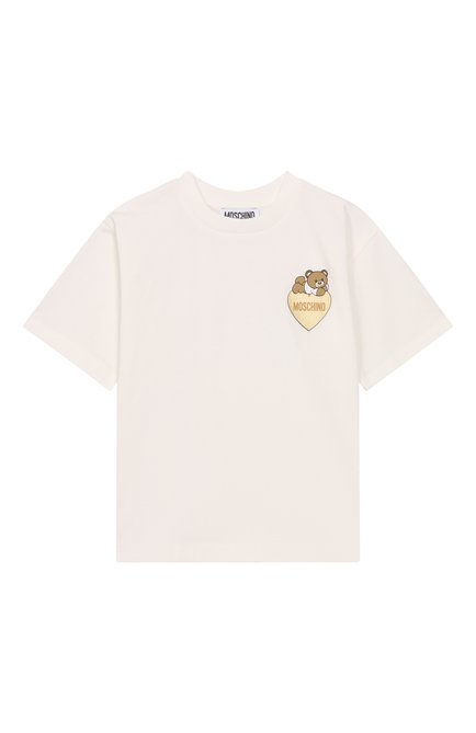 Хлопковая футболка MOSCHINO, арт. HGM060/LBA11/4-8