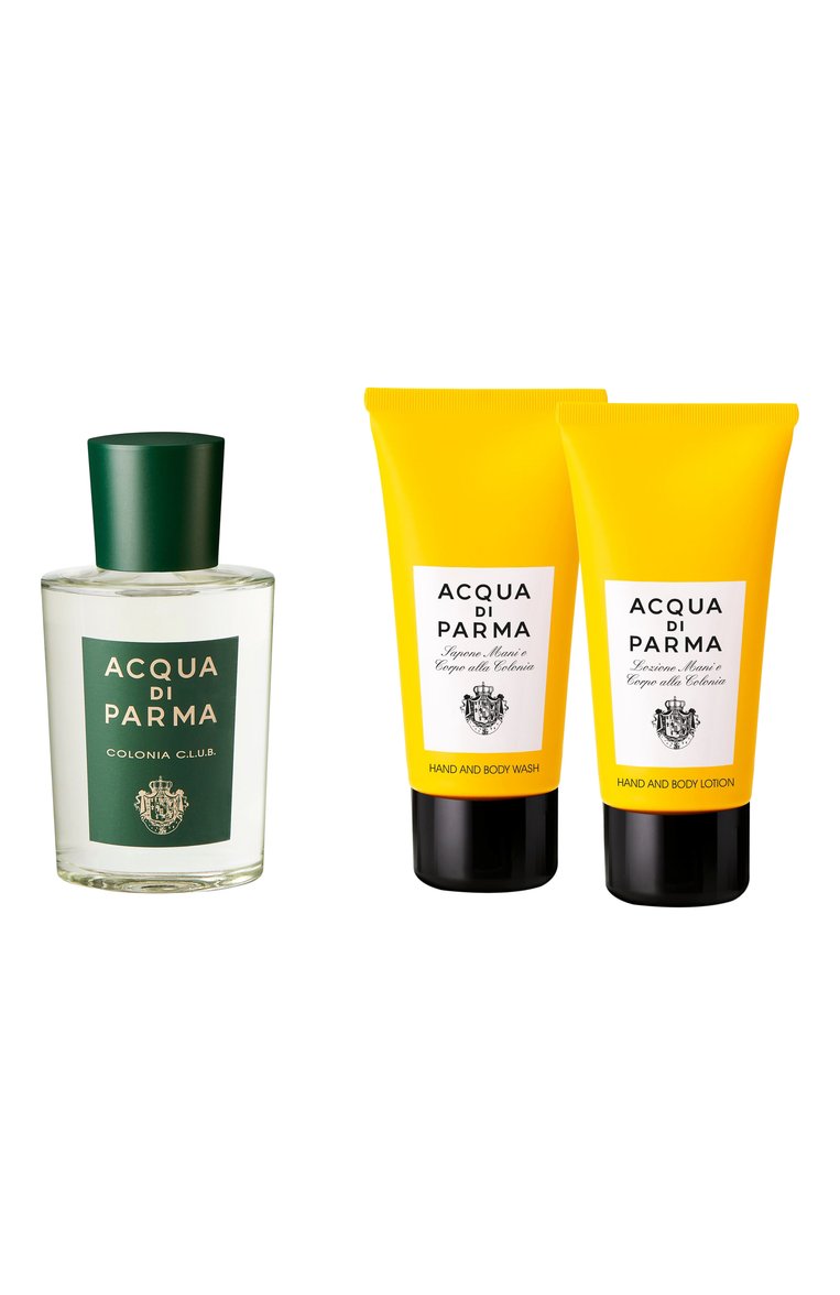 Набор colonia c.l.u.b (100+2x75ml) ACQUA DI PARMA бесцветного цвета, арт. ADP082179 | Фото 3 (Региональные ограничения белый список (Axapta Mercury): Не проставлено; Косметика кросс-кт: Парфюмерия У, Уход У; Нос: Не проставлено; Ограничения доставки: flammable)