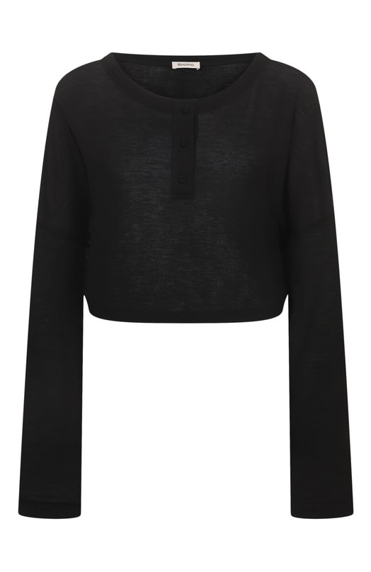 Лонгслив EDOMO T012007SS24 Чёрный T012007SS24