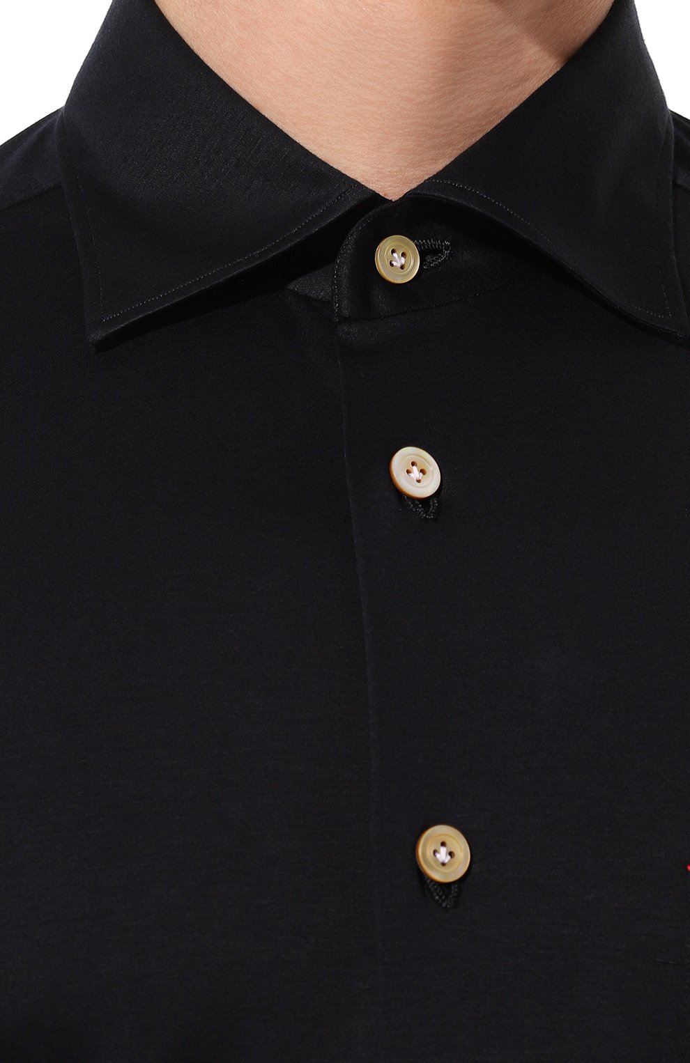 Хлопковая рубашка KITON, арт. UMCNERK06R4911, фото 5