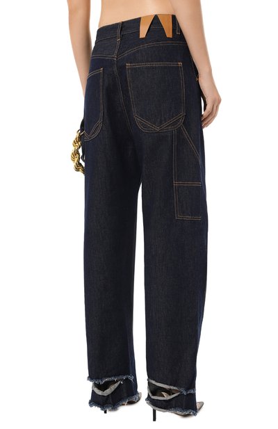 Джинсы DARKPARK, арт. WTR08 DBL03/LISA-CHAIN AD0RNED L00SE FIT CARPENTER, фото 4