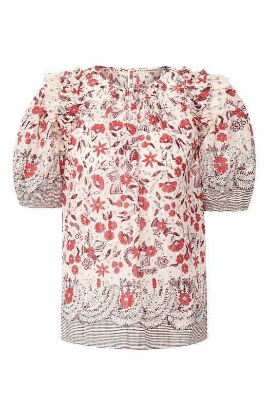 

Хлопковый топ Ulla Johnson, Красный