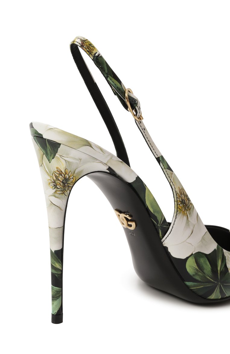Женские кожаные туфли lollo 105 DOLCE & GABBANA разноцветного цвета, арт. CG0876/A6023 | Фото 7 (Каблук высота: Высокий; Подошва: Плоская; Материал внешний: Натуральная кожа; Материал внутренний: Натуральная кожа; Женское Кросс-КТ: Слингбэки; Каблук тип: Шпилька; Автоматизация ТО: Проставлено; Автоматизация состава: Проставлено; Размерность: Товар большемерит; Re-sync: On)