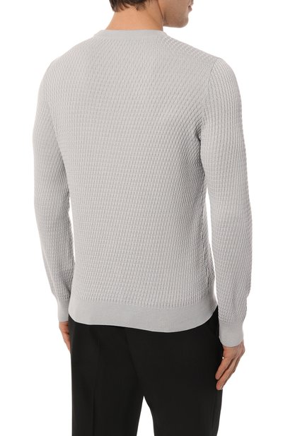 Джемпер из хлопка и шелка ZILLI, арт. MBZ-RN230-ALL01/ML01, фото 4