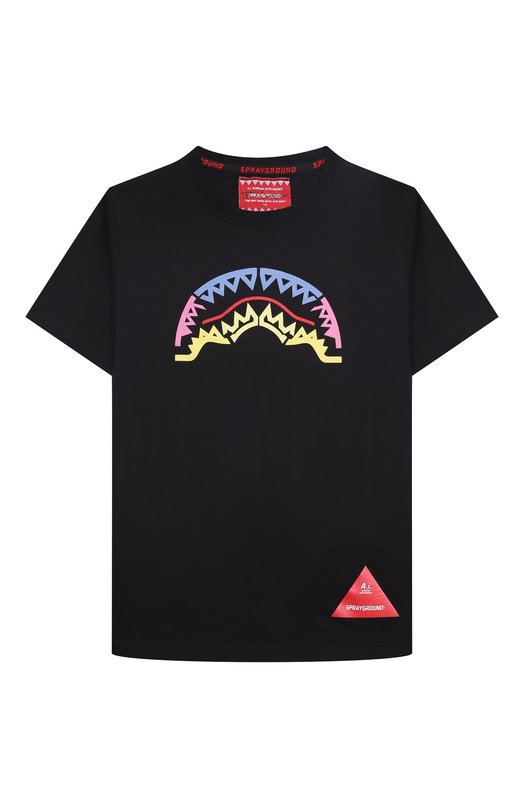 

Хлопковая футболка Sprayground, Чёрный