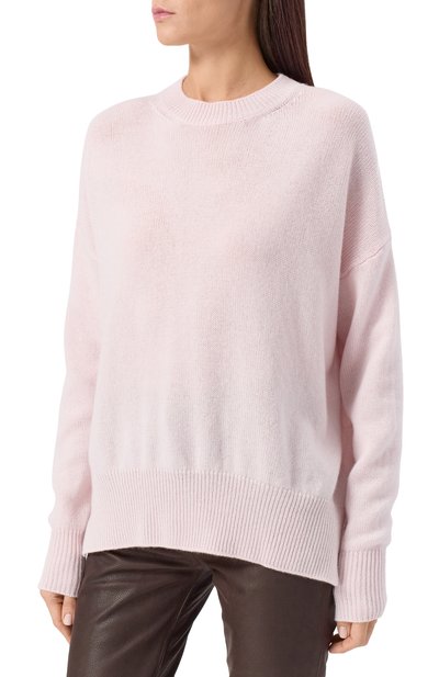 Кашемировый свитер JIL SANDER светло-розового цвета по цене 184000 руб., арт. J02GP0013/J13206, фото 3 Кашемировый свитер JIL SANDER, арт. J02GP0013/J13206, фото 3