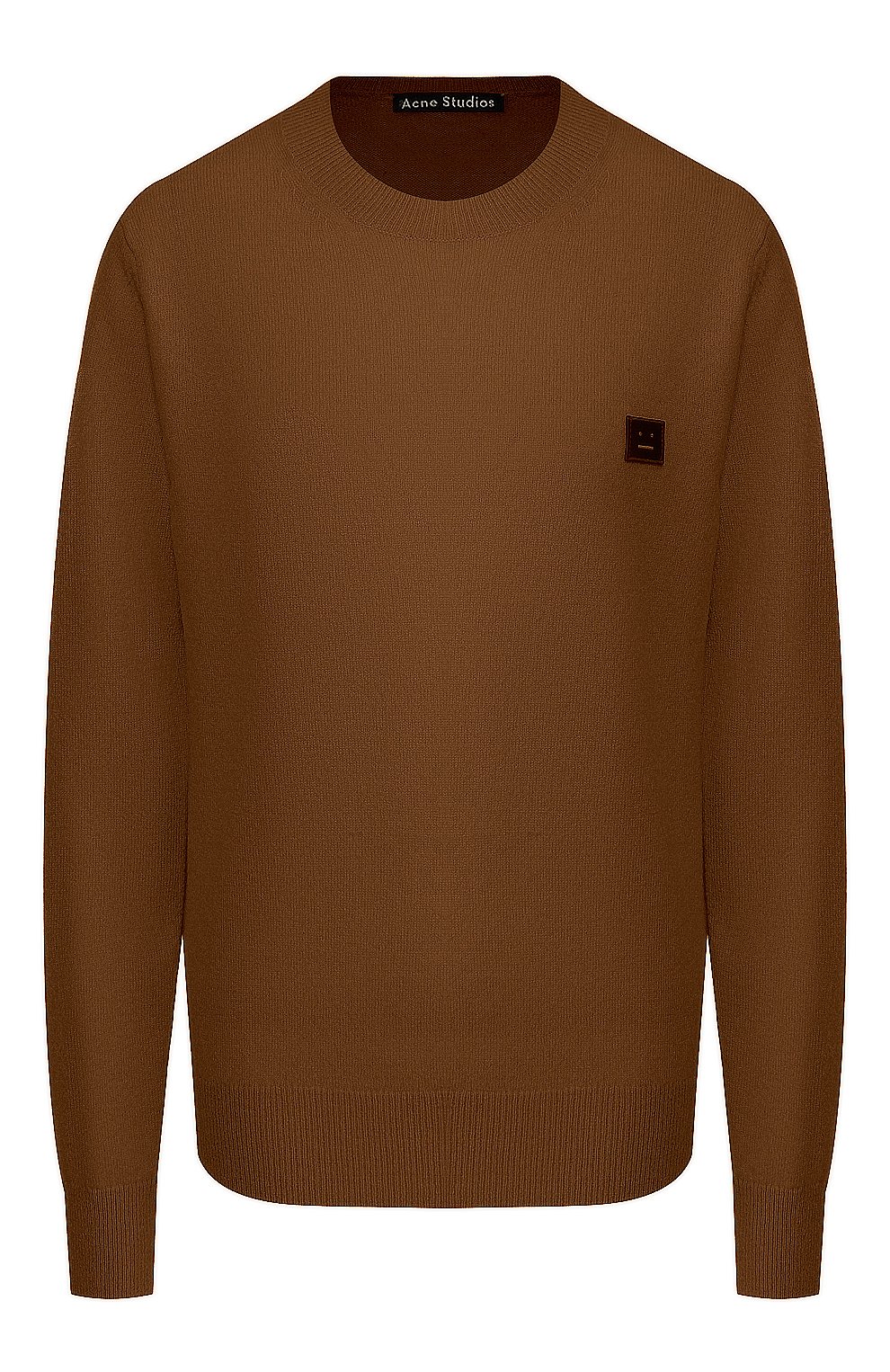 Шерстяной пуловер ACNE STUDIOS коричневого цвета по цене 39050 руб., арт. C60016/W, фото 1 Шерстяной пуловер ACNE STUDIOS, арт. C60016/W, фото 1