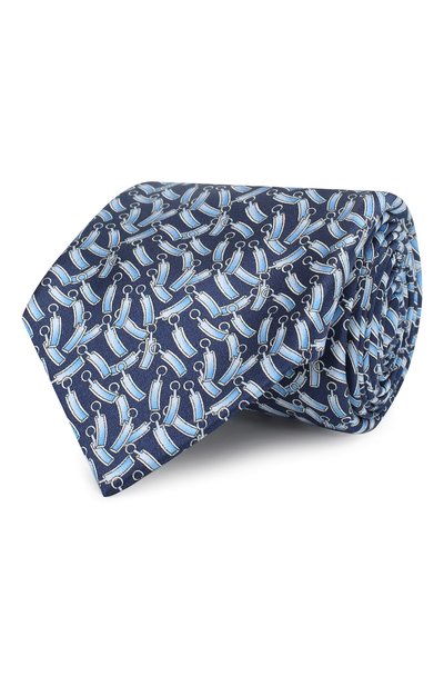 Мужской шелковый галстук ZILLI, арт. 50146/TIE