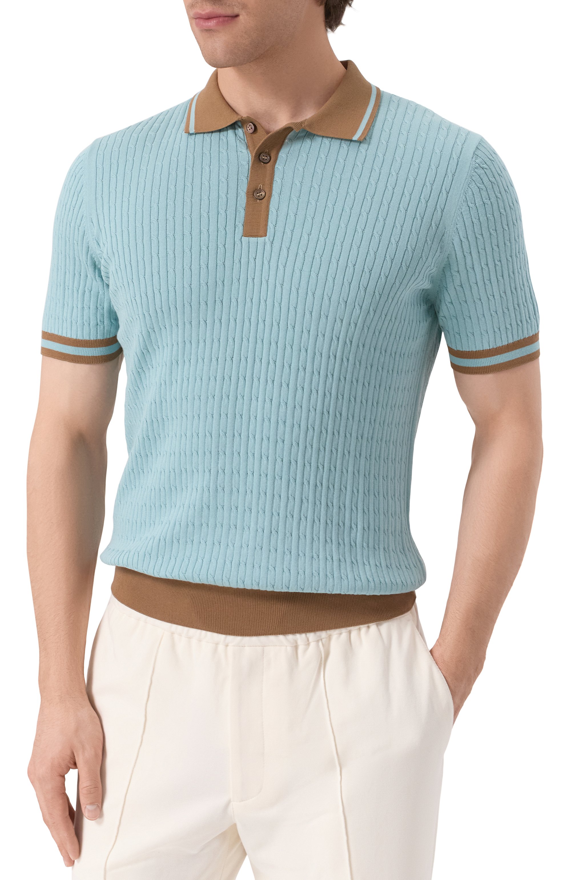 Хлопковое поло GRAN SASSO, арт. 57113/20625, фото 3