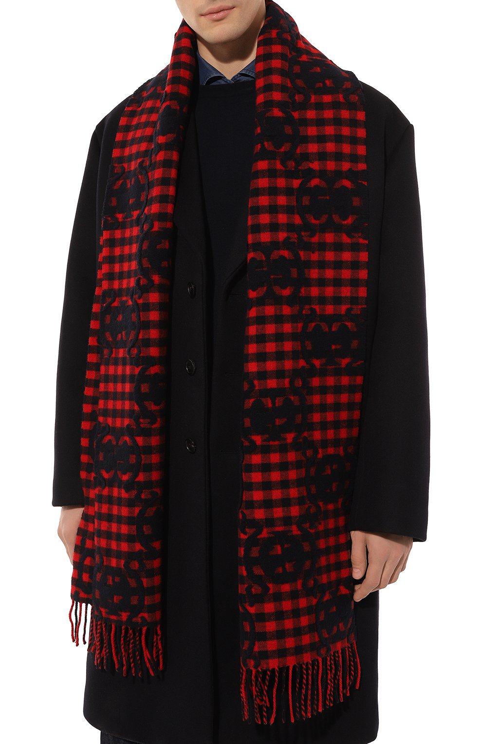 Шерстяной шарф GUCCI, арт. 644365 4G718, фото 3