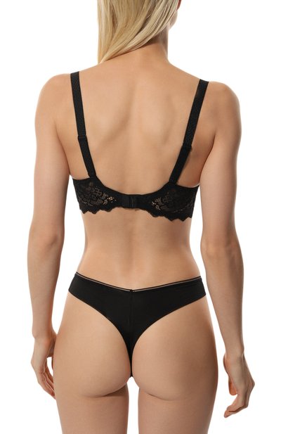 Трусы-стринги MAISON LEJABY черного цвета по цене 7720 руб., арт. 19162, фото 3 Трусы-стринги MAISON LEJABY, арт. 19162, фото 3