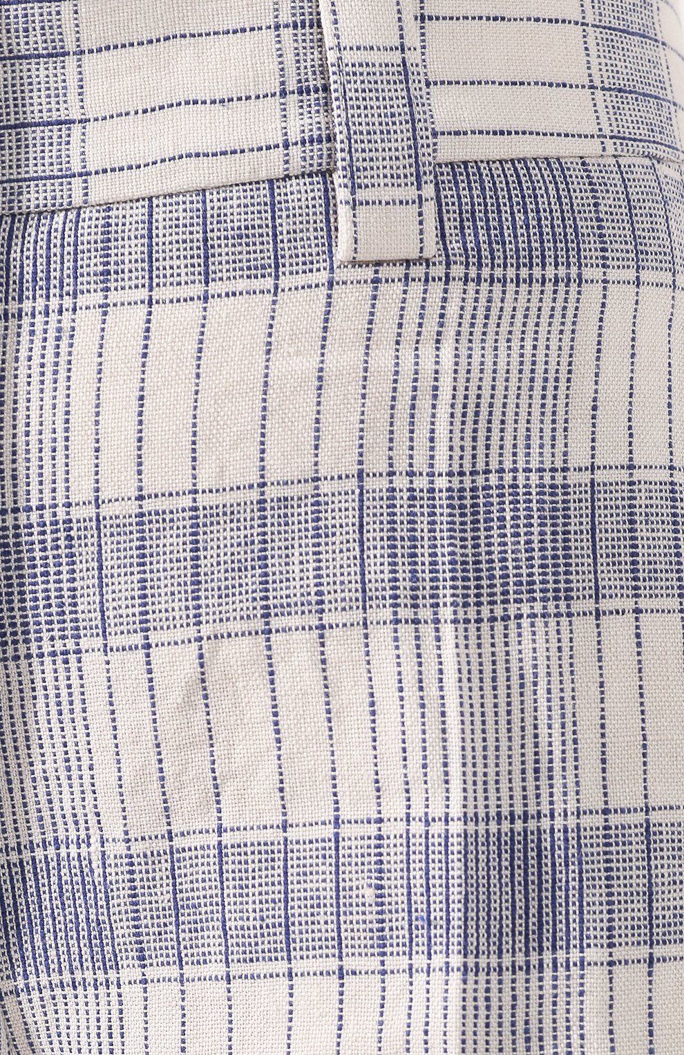 Льняные брюки ACNE STUDIOS голубого цвета по цене 59950 руб., арт. AK0205/W, фото 5 Льняные брюки ACNE STUDIOS, арт. AK0205/W, фото 5