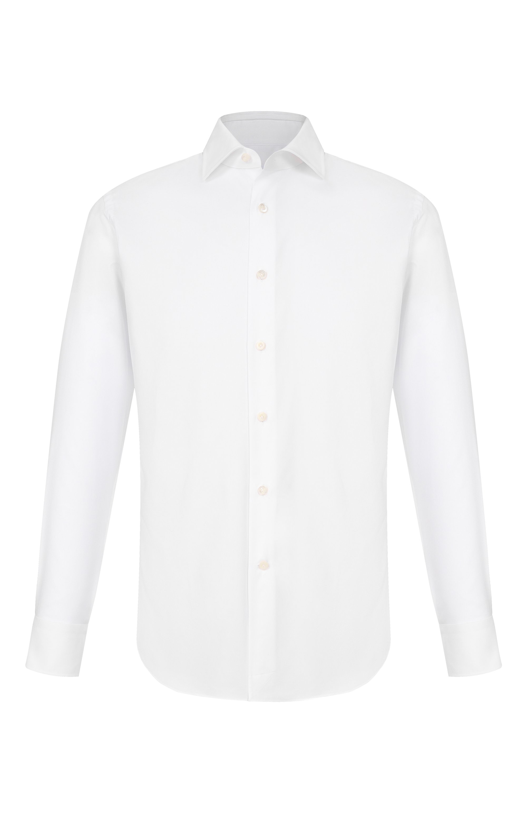 Хлопковая сорочка ALESSANDRO GHERARDI белого цвета по цене 35250 руб., арт. BR1-2G-7T/M041, фото 1 Хлопковая сорочка ALESSANDRO GHERARDI, арт. BR1-2G-7T/M041, фото 1