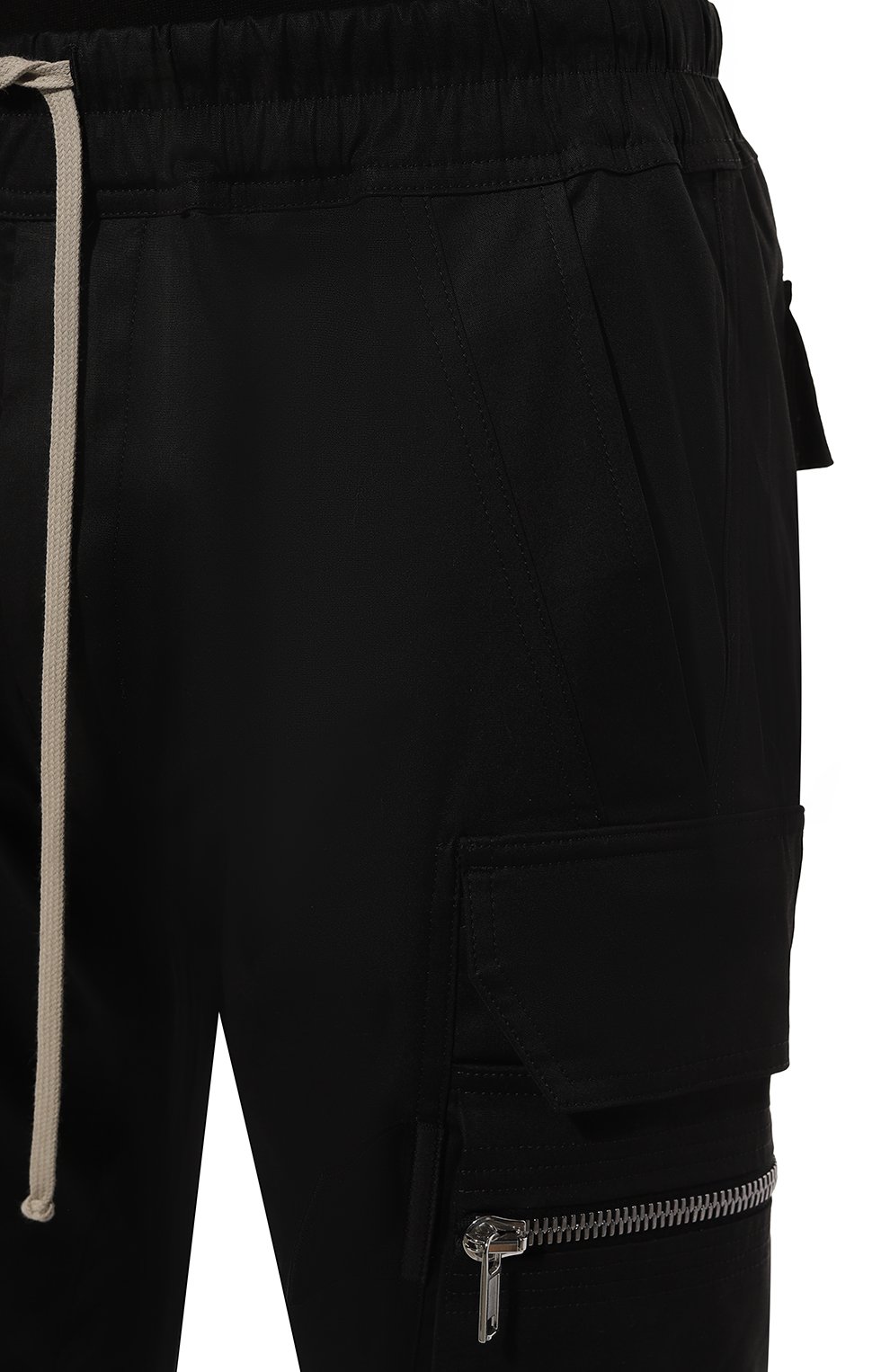 Хлопковые джоггеры RICK OWENS, арт. RU02D6396/TE, фото 5