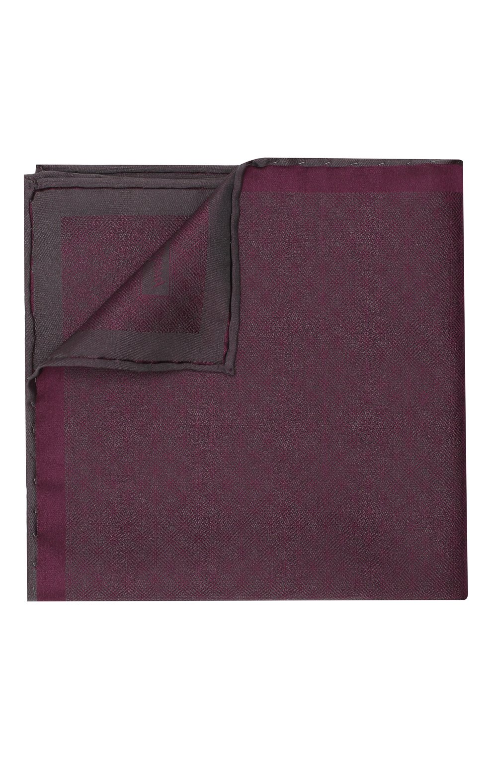 Шелковый платок BRIONI бордового цвета по цене 13300 руб., арт. 071000/0842C, фото 1 Шелковый платок BRIONI, арт. 071000/0842C, фото 1