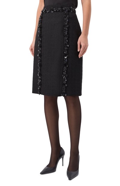 Твидовая юбка DOLCE & GABBANA, арт. F4C7CZ/FUCDQ, фото 3