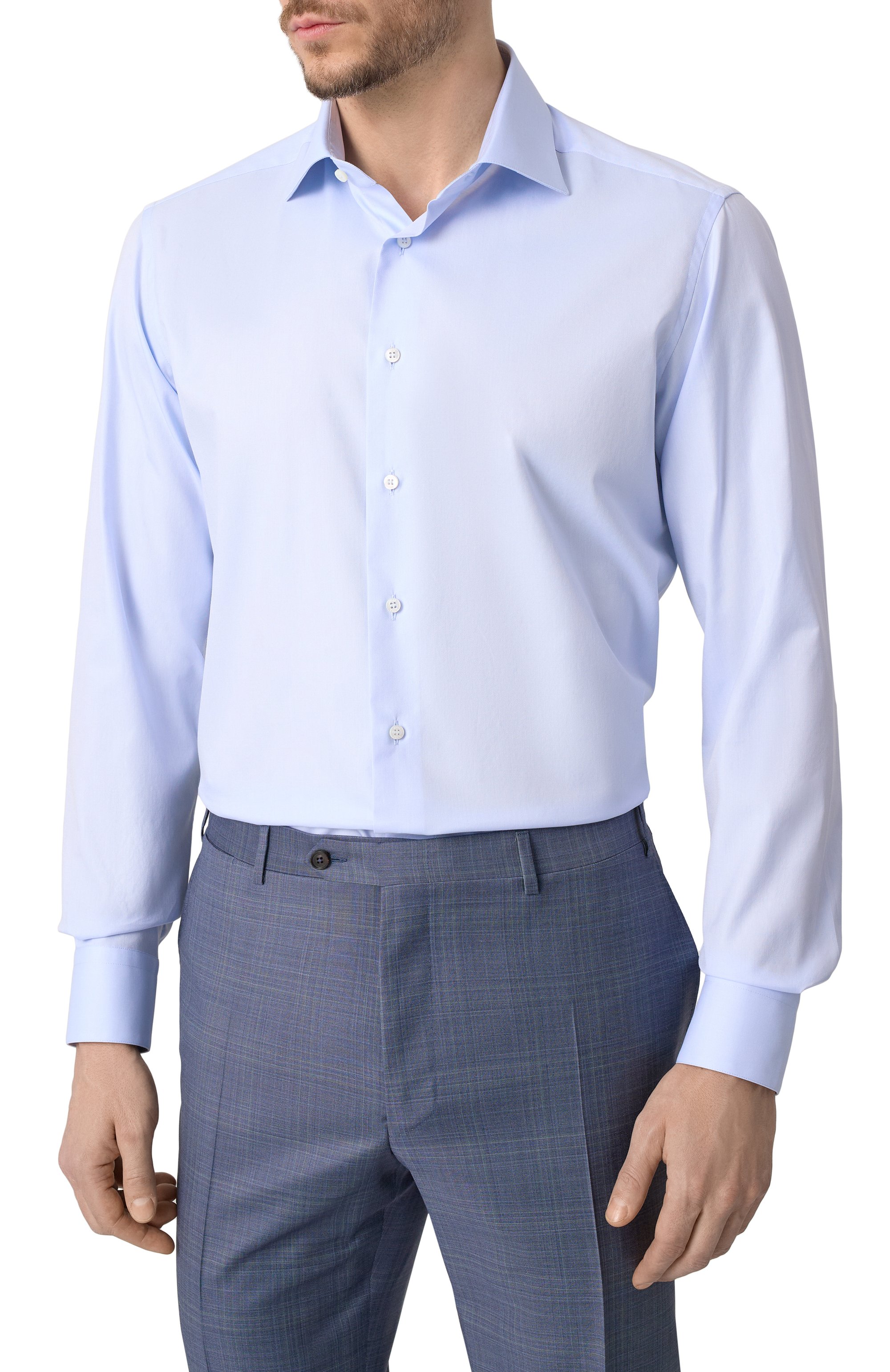 Хлопковая сорочка ZILLI, арт. F0RC01M010013116U, фото 3