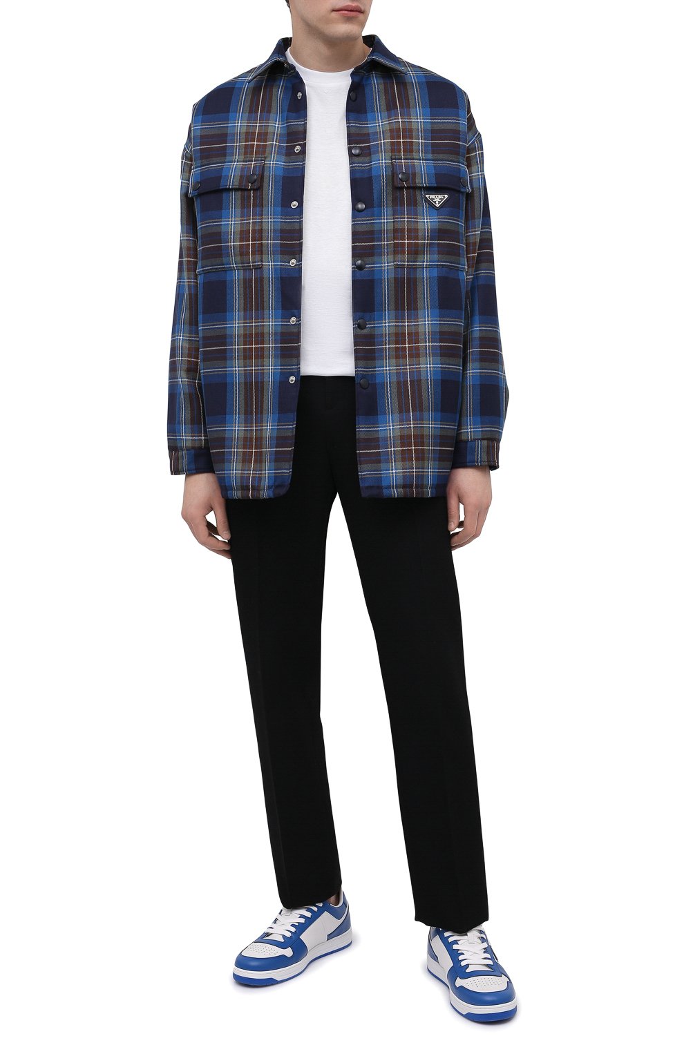 Кожаные кеды PRADA, арт. 2EE364-3LKG-F098Z, фото 2