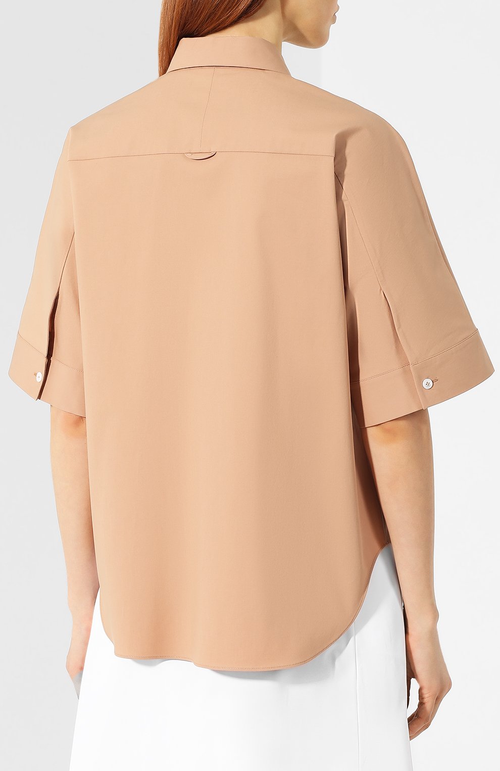 Хлопковая рубашка JIL SANDER NAVY, арт. JNWM6008A/JM2535, фото 4