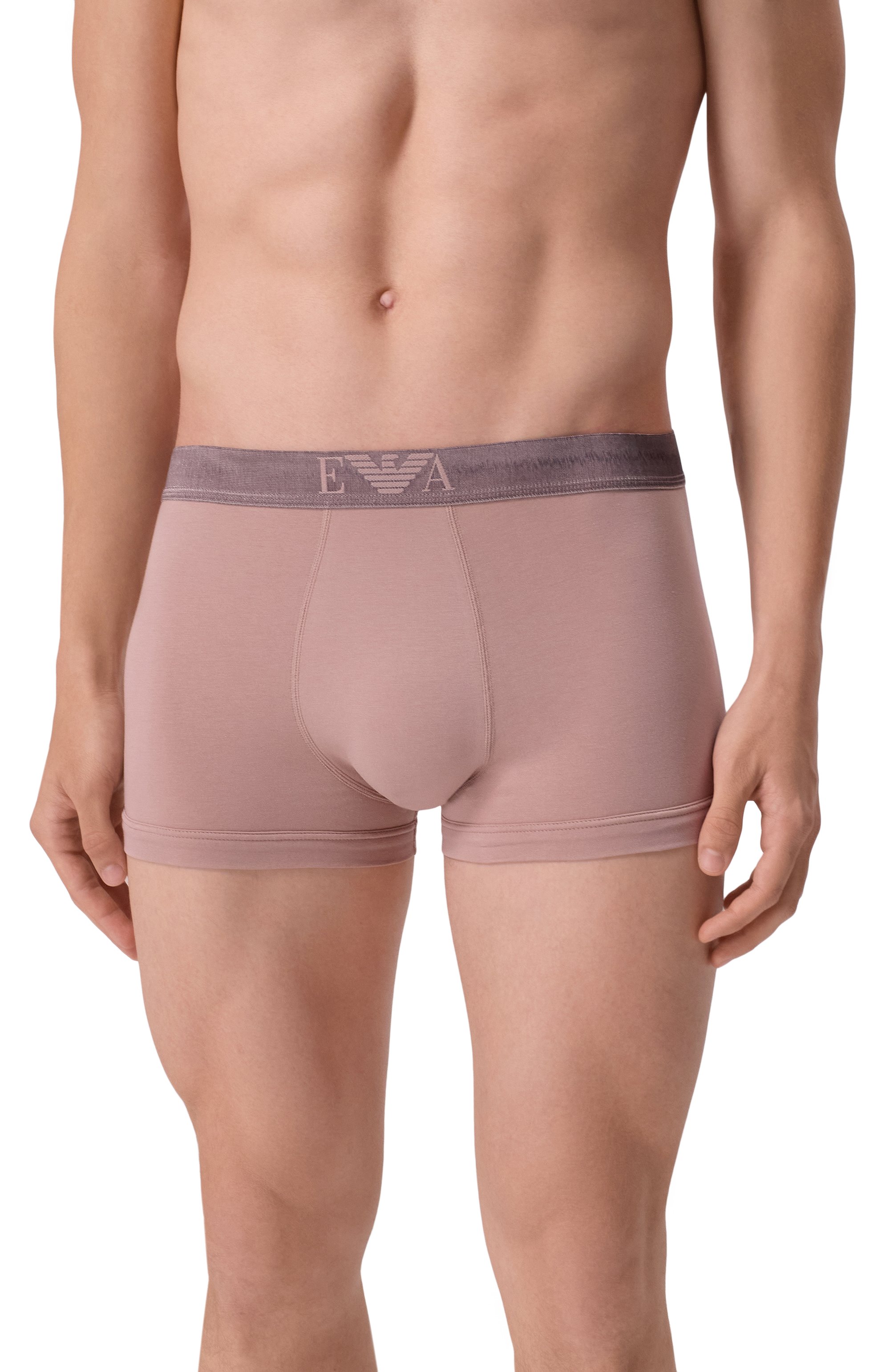Комплект из трех боксеров EMPORIO ARMANI розового цвета по цене 7440 руб., арт. EM000259/AF18886, фото 2 Комплект из трех боксеров EMPORIO ARMANI, арт. EM000259/AF18886, фото 2