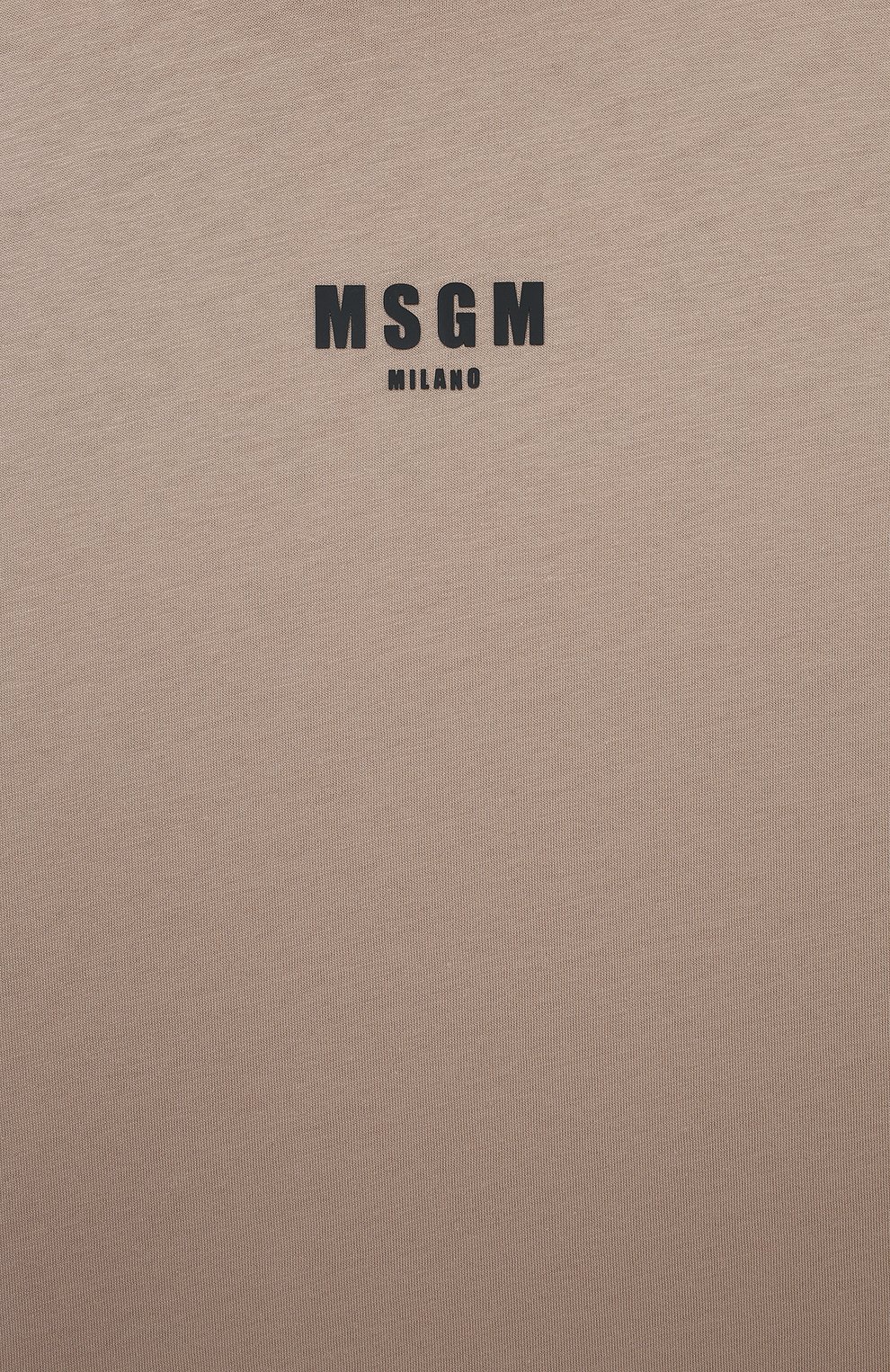 Хлопковая майка MSGM KIDS, арт. S4MSJBTH266, фото 3