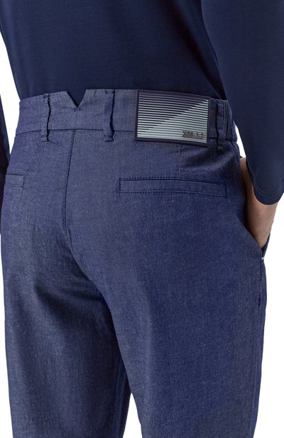 Брюки из хлопка и льна ZILLI, арт. CP801BM0109VHST00, фото 5