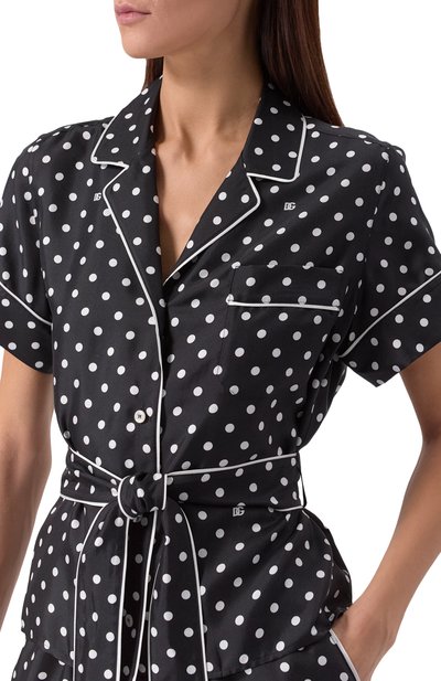 Шелковая блузка DOLCE & GABBANA, арт. F5G67T/IS1VM, фото 5