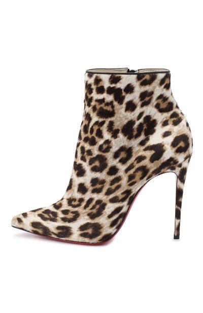 Кожаные ботильоны so kate 100  CHRISTIAN LOUBOUTIN, арт. so kate booty 100 pony gigi/nappa, фото 3