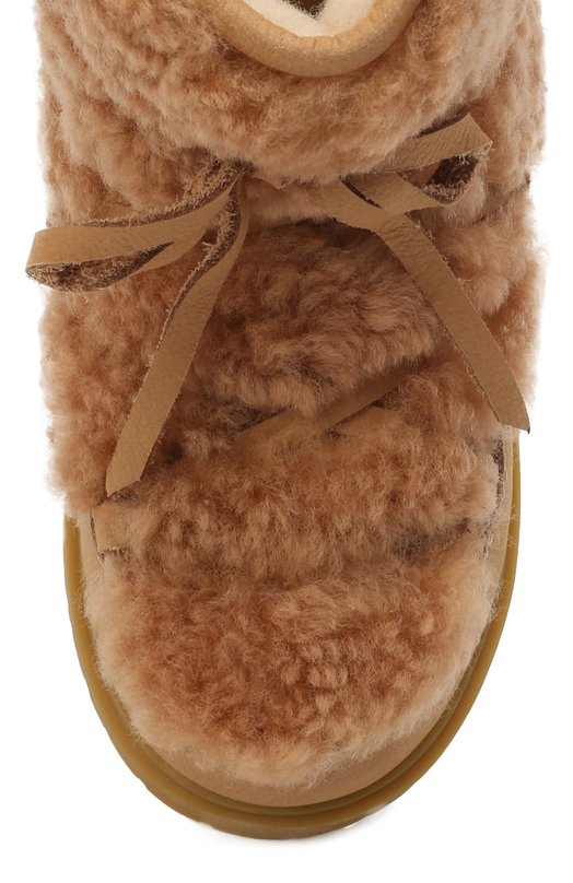 Полусапоги из кожи и овчины Donsje Amsterdam Коричневый, фото 4