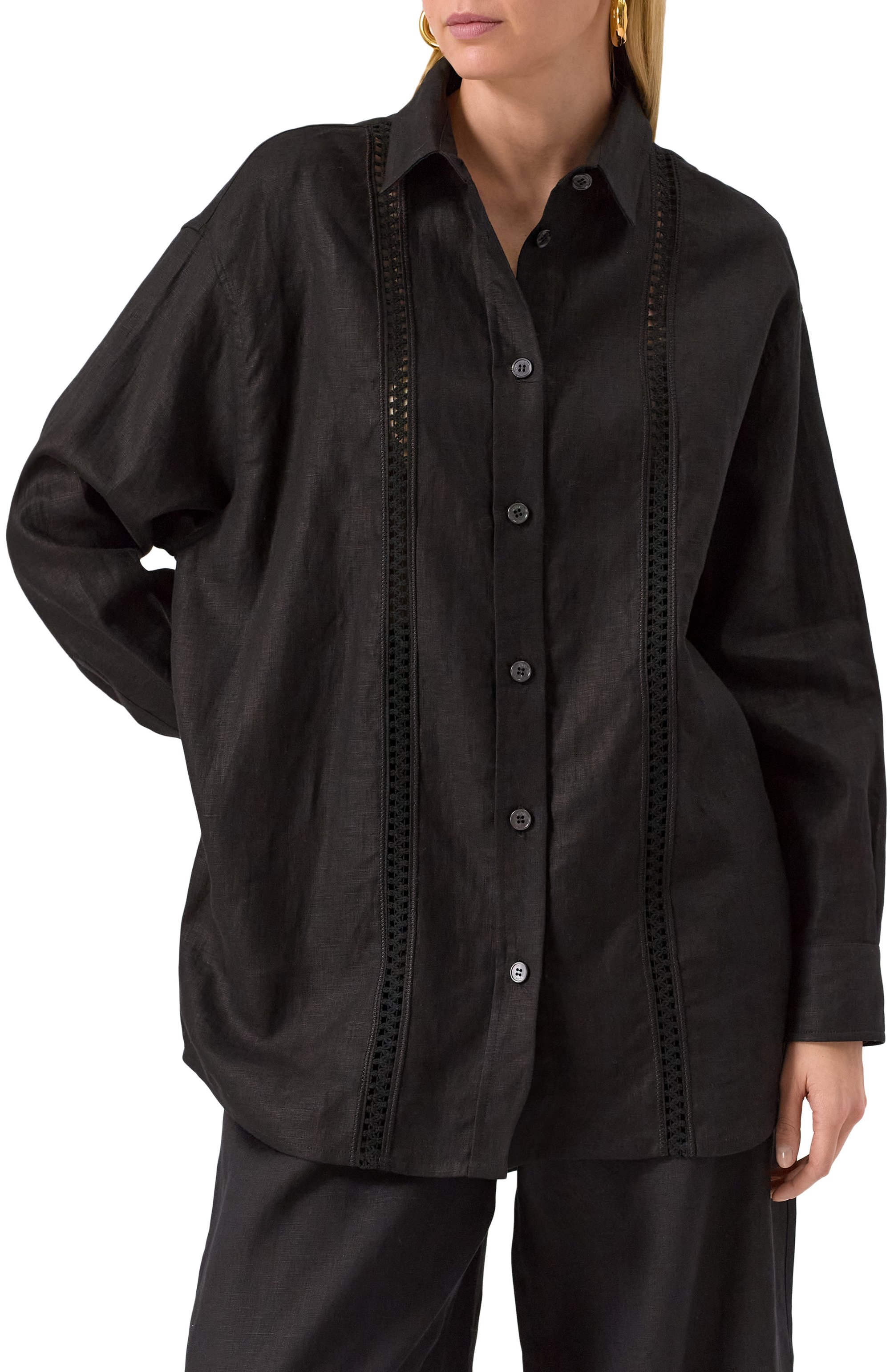 Льняная рубашка MVST, арт. TXBGM-Y074, фото 3