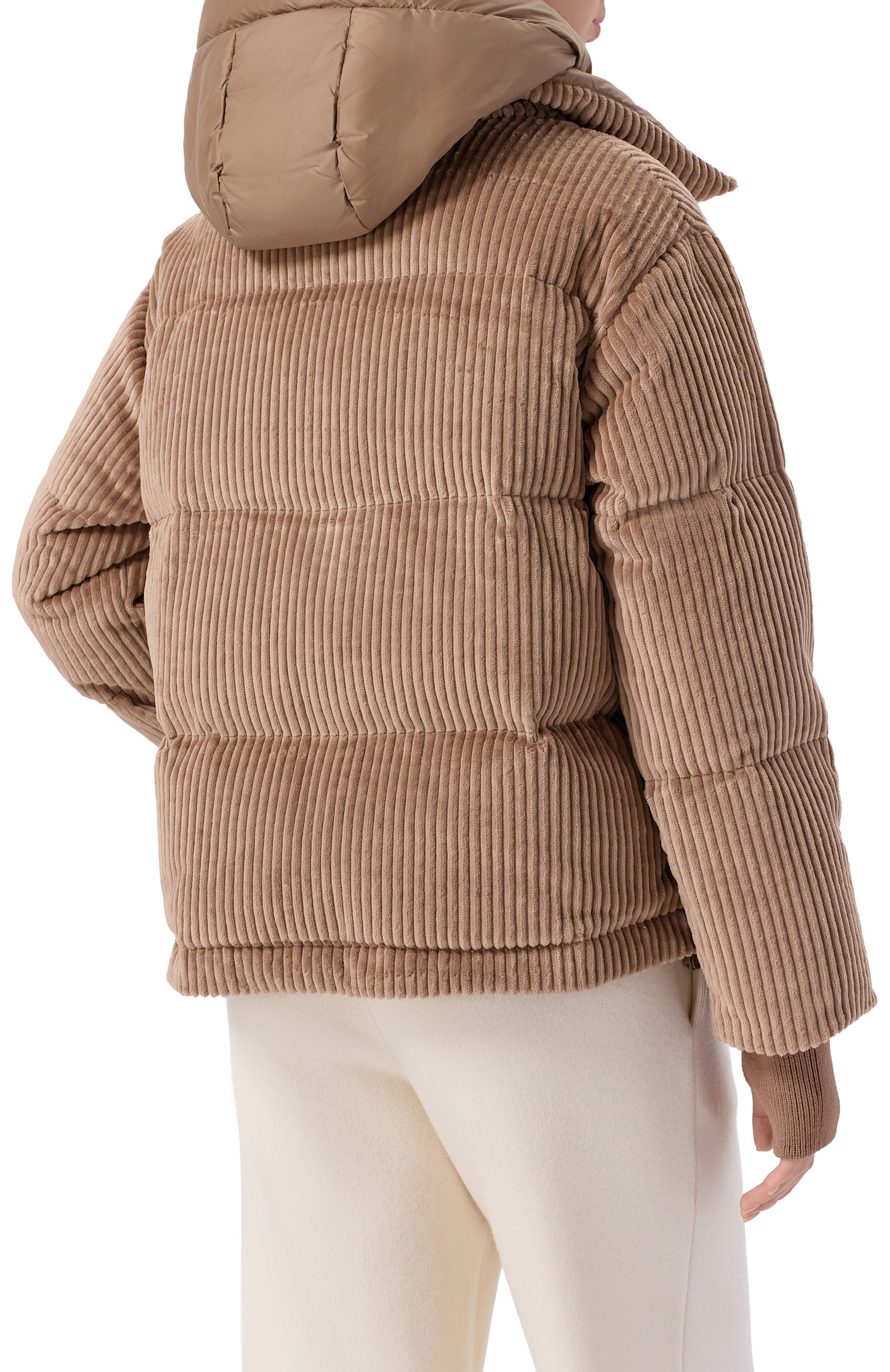 Вельветовый пуховик DUNO, арт. L0RA/TURES, фото 4