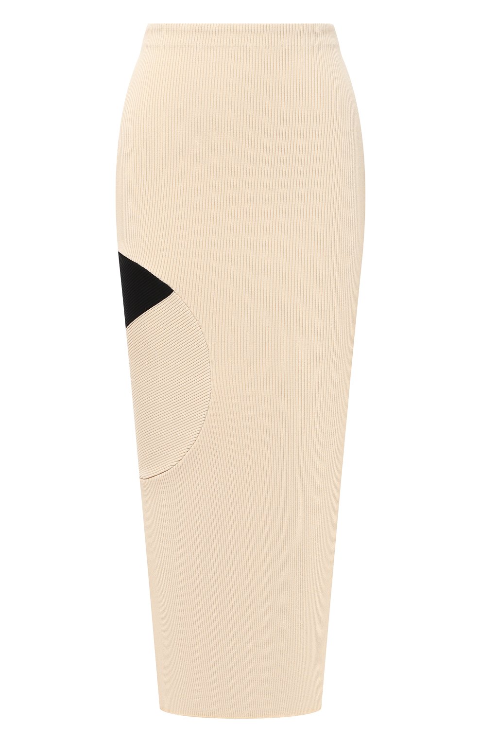 Юбка из вискозы OFF-WHITE кремового цвета по цене 114500 руб., арт. 0WHL010F20KNI0016110, фото 1 Юбка из вискозы OFF-WHITE, арт. 0WHL010F20KNI0016110, фото 1