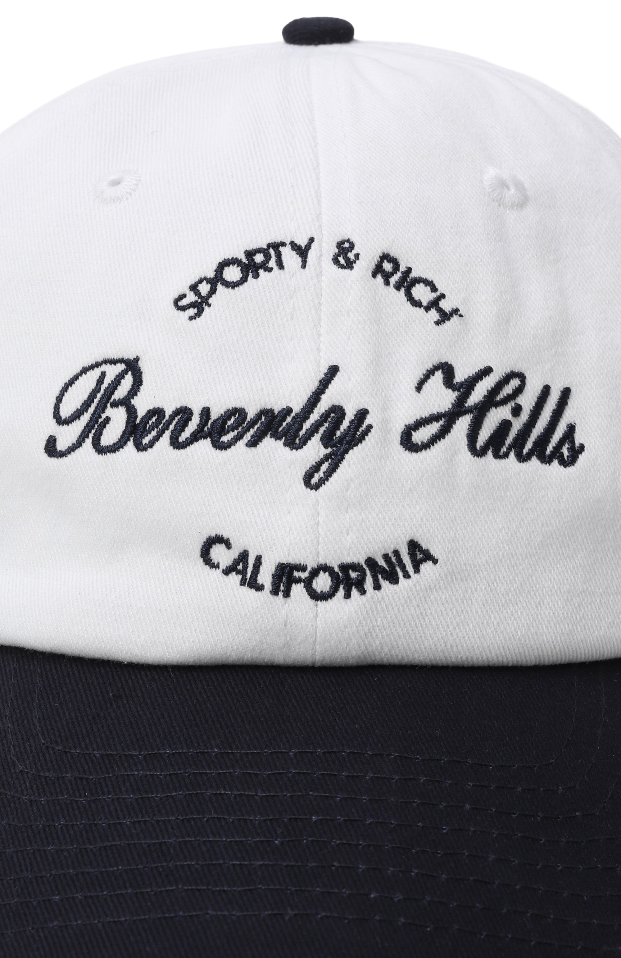 Хлопковая бейсболка SPORTY AND RICH, арт. AC07964257WH50, фото 2
